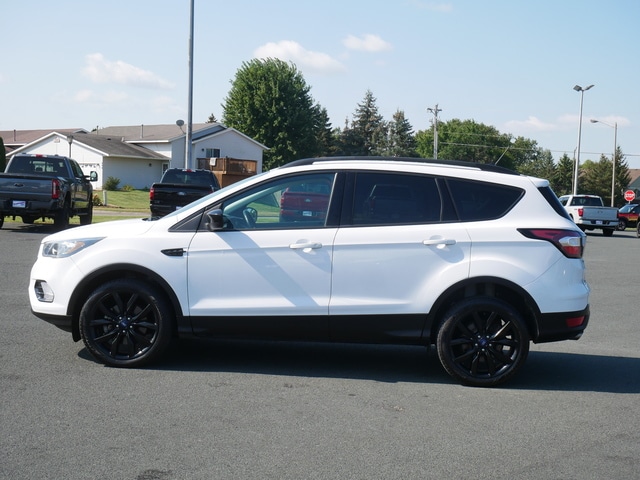 Certified 2018 Ford Escape SE with VIN 1FMCU9GD8JUB25607 for sale in Hastings, Minnesota