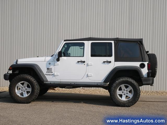 Used 2014 Jeep Wrangler Unlimited Sport with VIN 1C4HJWDG8EL235570 for sale in Hastings, MN