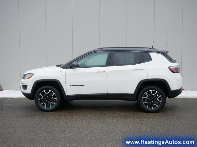 Used 2021 Jeep Compass Trailhawk with VIN 3C4NJDDB8MT529226 for sale in Hastings, Minnesota