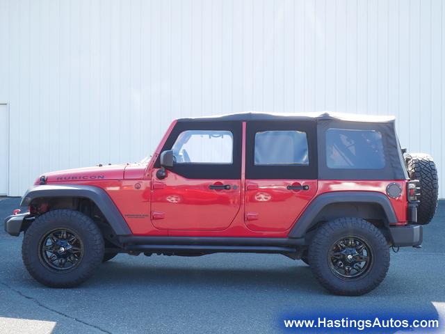 Used 2010 Jeep Wrangler Unlimited Rubicon with VIN 1J4HA6H19AL190584 for sale in Hastings, Minnesota