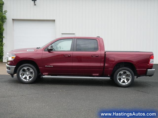 Used 2021 RAM Ram 1500 Pickup Big Horn/Lone Star with VIN 1C6SRFFT3MN814372 for sale in Hastings, MN