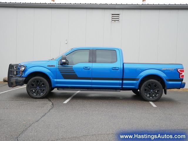 Used 2020 Ford F-150 XLT with VIN 1FTFW1E51LFC35589 for sale in Hastings, Minnesota