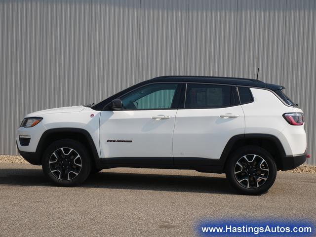 Used 2021 Jeep Compass Trailhawk with VIN 3C4NJDDB8MT529226 for sale in Hastings, Minnesota