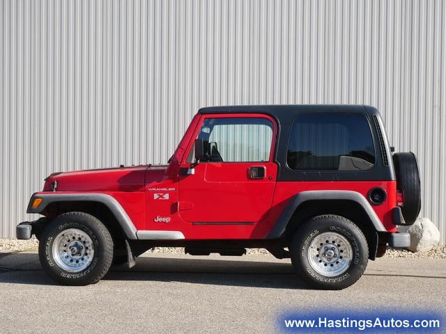 Used 2002 Jeep Wrangler X with VIN 1J4FA39S62P776005 for sale in Hastings, Minnesota