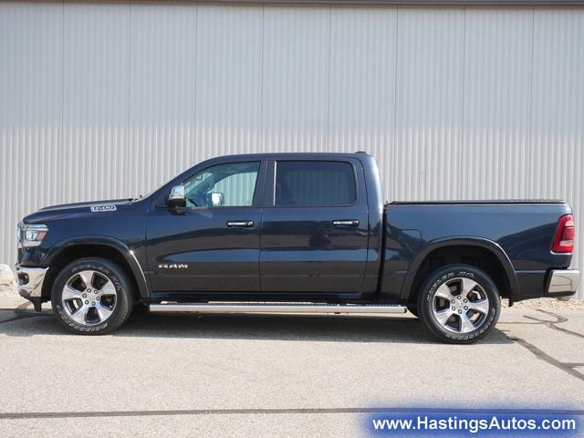 Used 2020 RAM Ram 1500 Pickup Laramie with VIN 1C6SRFJT4LN104015 for sale in Hastings, MN