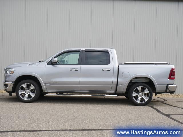 Used 2021 RAM Ram 1500 Pickup Laramie with VIN 1C6SRFJT7MN781903 for sale in Hastings, MN