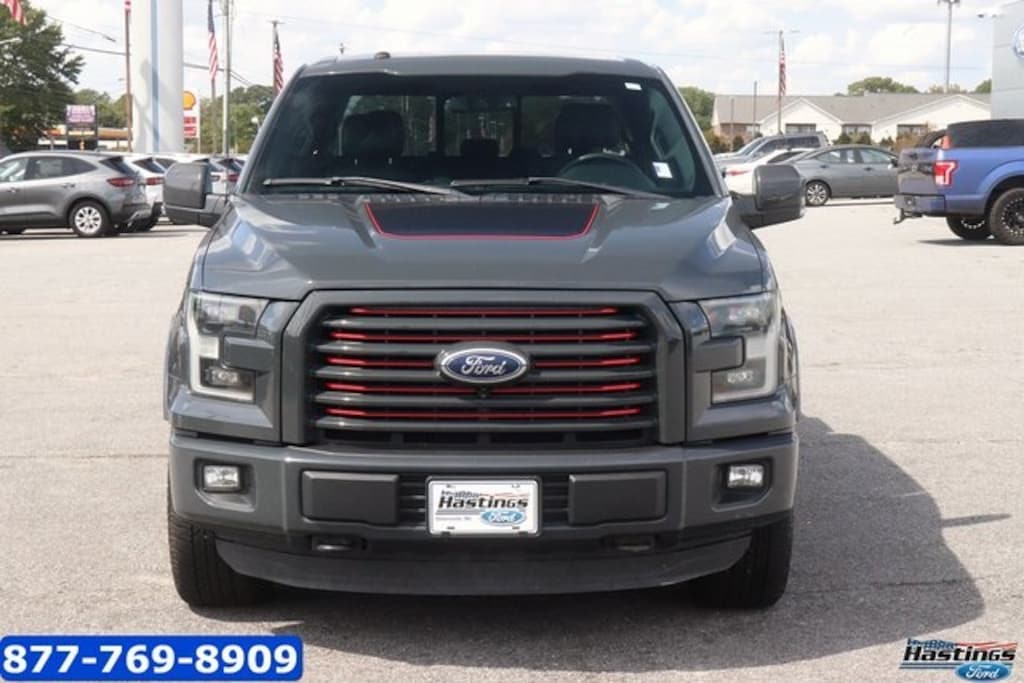 Used 2016 Ford F-150 Lariat Truck SuperCrew Cab