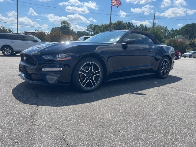 Used 2018 Ford Mustang EcoBoost with VIN 1FATP8UH1J5133237 for sale in Greenville, NC