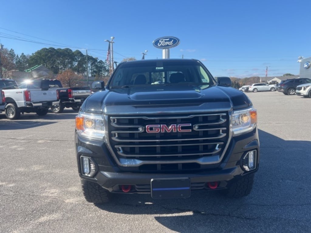 Used 2022 GMC Canyon AT4 w/Leather Truck Crew Cab