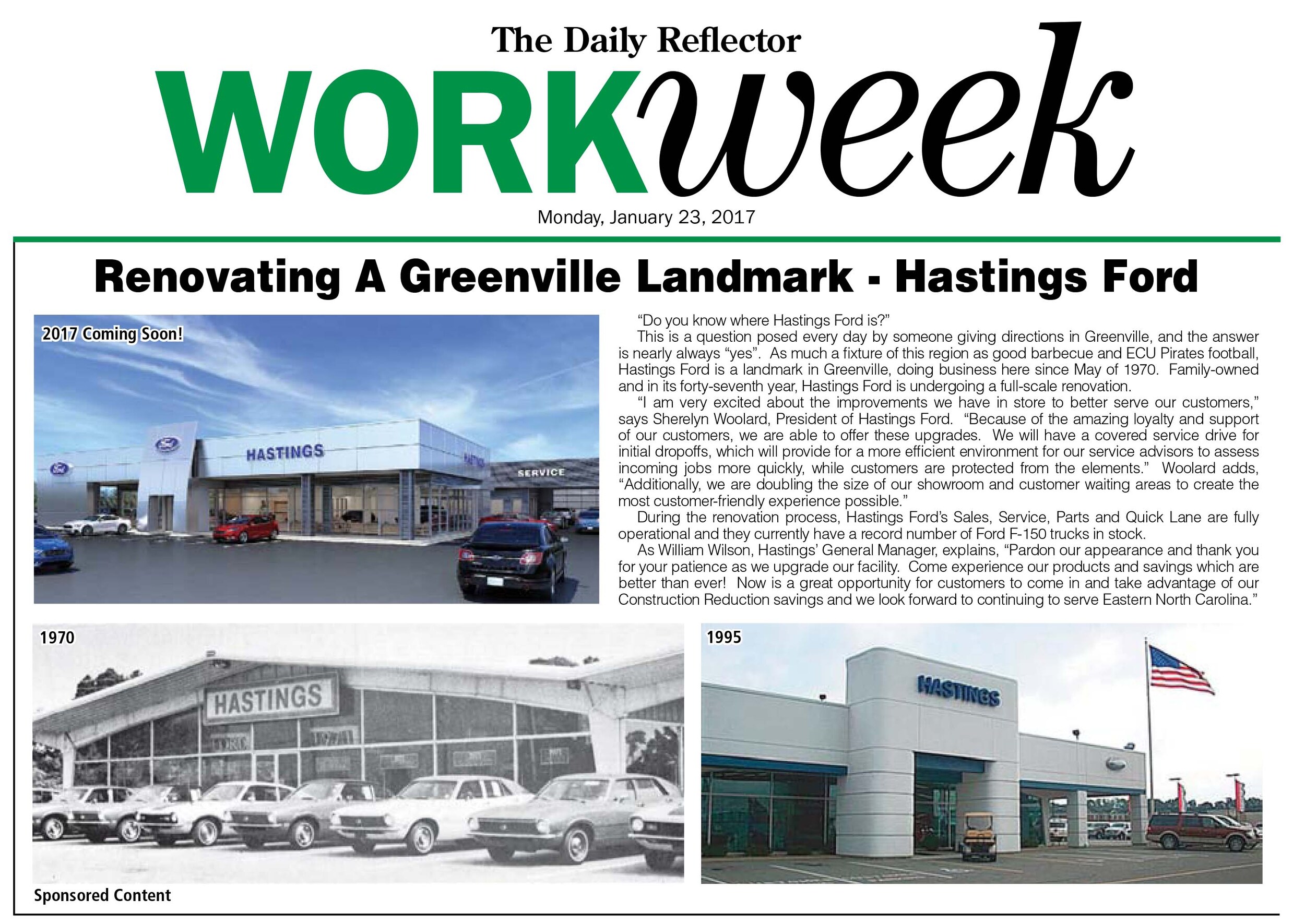 Dealership Renovation Hastings Ford Inc