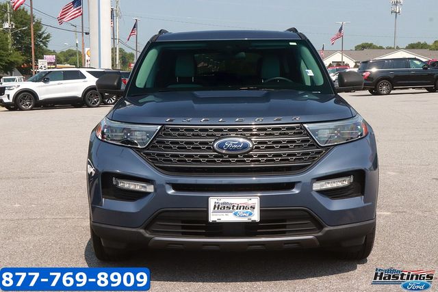 Certified 2021 Ford Explorer XLT with VIN 1FMSK7DH7MGB86477 for sale in Greenville, NC