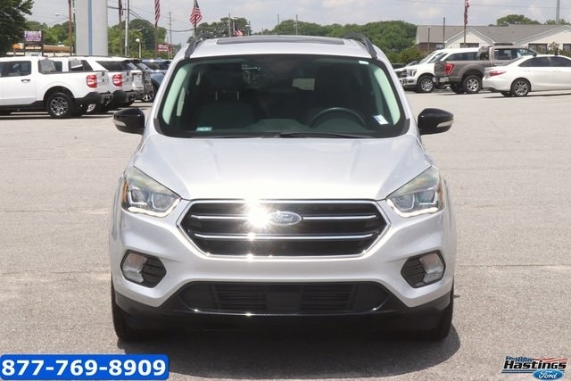 Used 2017 Ford Escape Titanium with VIN 1FMCU0J93HUB64843 for sale in Greenville, NC