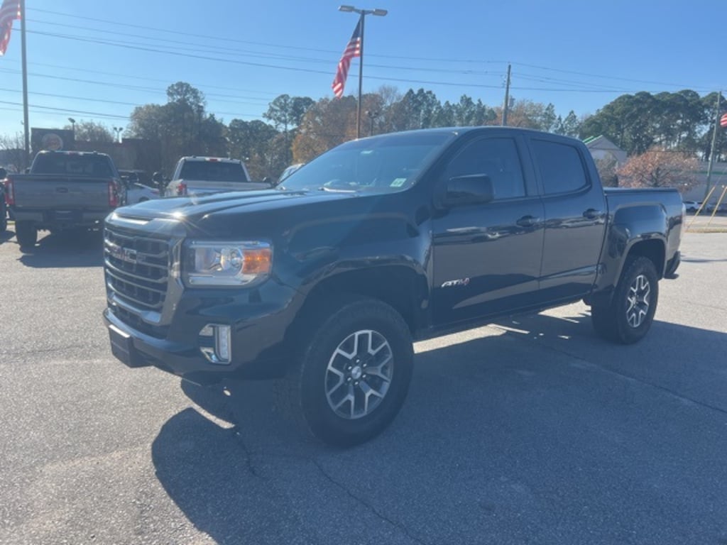 Used 2022 GMC Canyon AT4 w/Leather Truck Crew Cab