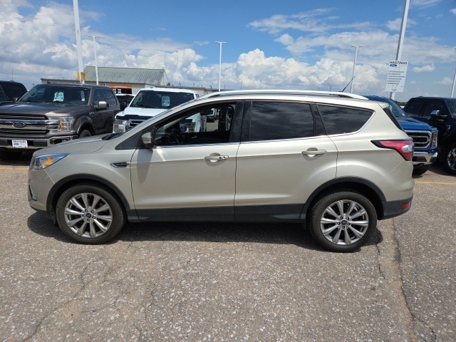 Used 2018 Ford Escape Titanium with VIN 1FMCU0J9XJUD44519 for sale in Hastings, NE