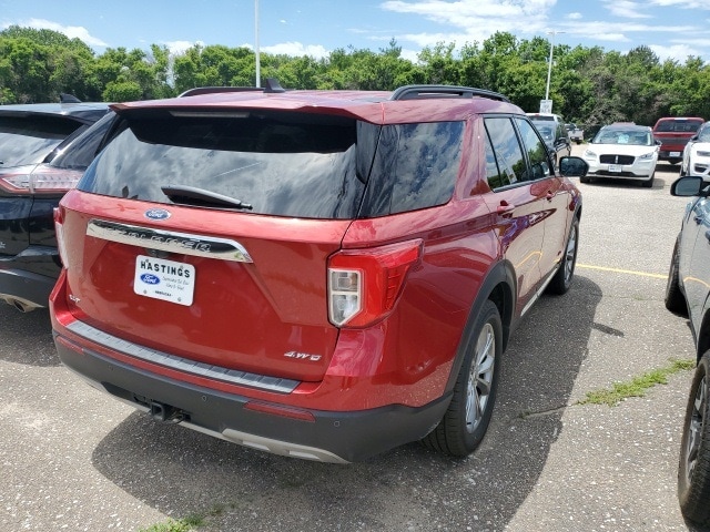 Used 2021 Ford Explorer XLT with VIN 1FMSK8DH8MGA82800 for sale in Hastings, NE