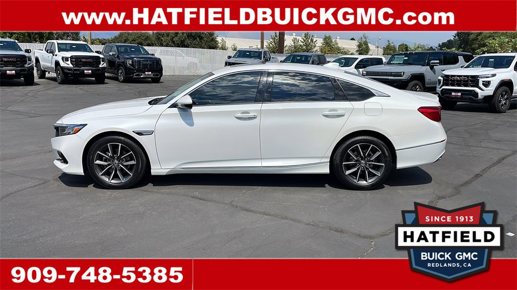 Used 2021 Honda Accord EX-L with VIN 1HGCV1F54MA122076 for sale in Redlands, CA