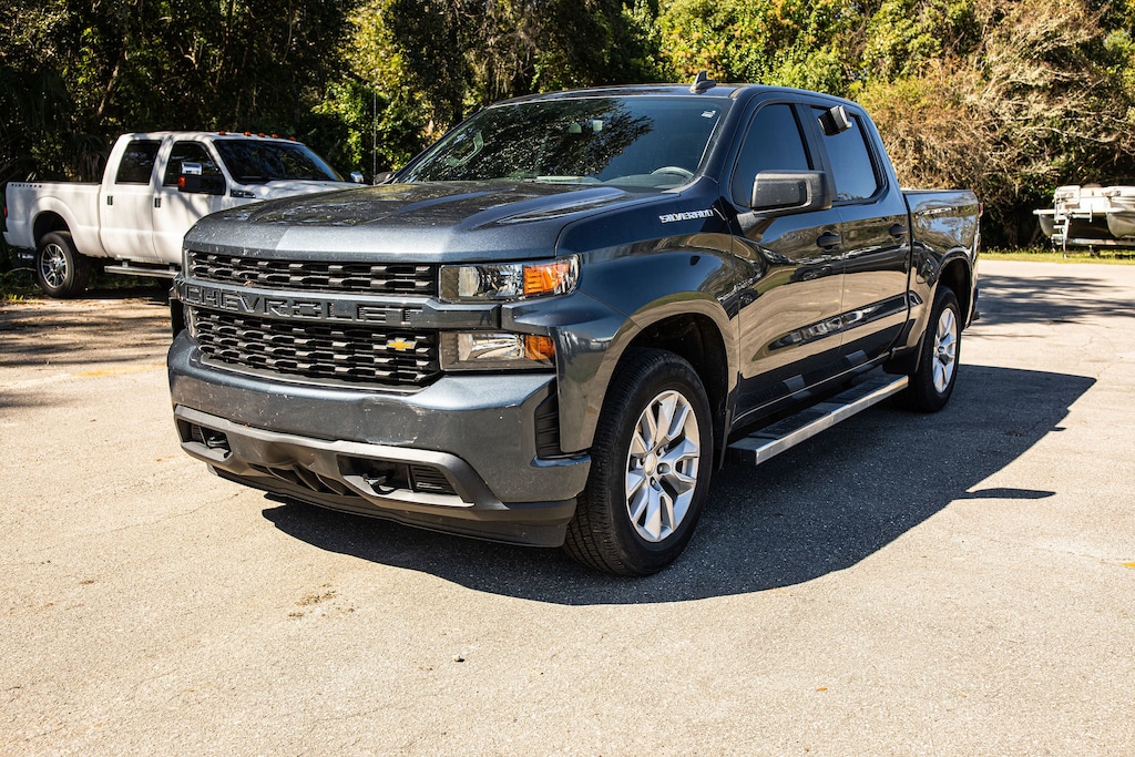 Used 2021 Chevrolet Silverado 1500 Custom 2WD Crew Cab 147 Custom