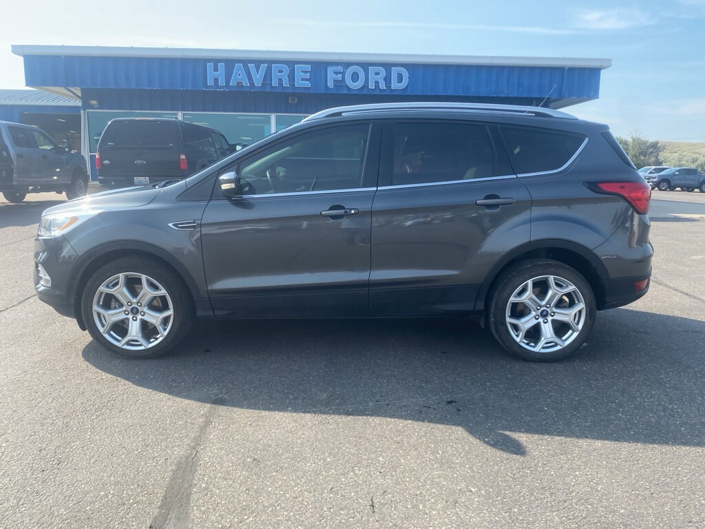 Used 2019 Ford Escape Titanium with VIN 1FMCU9J97KUB60600 for sale in Havre, MT