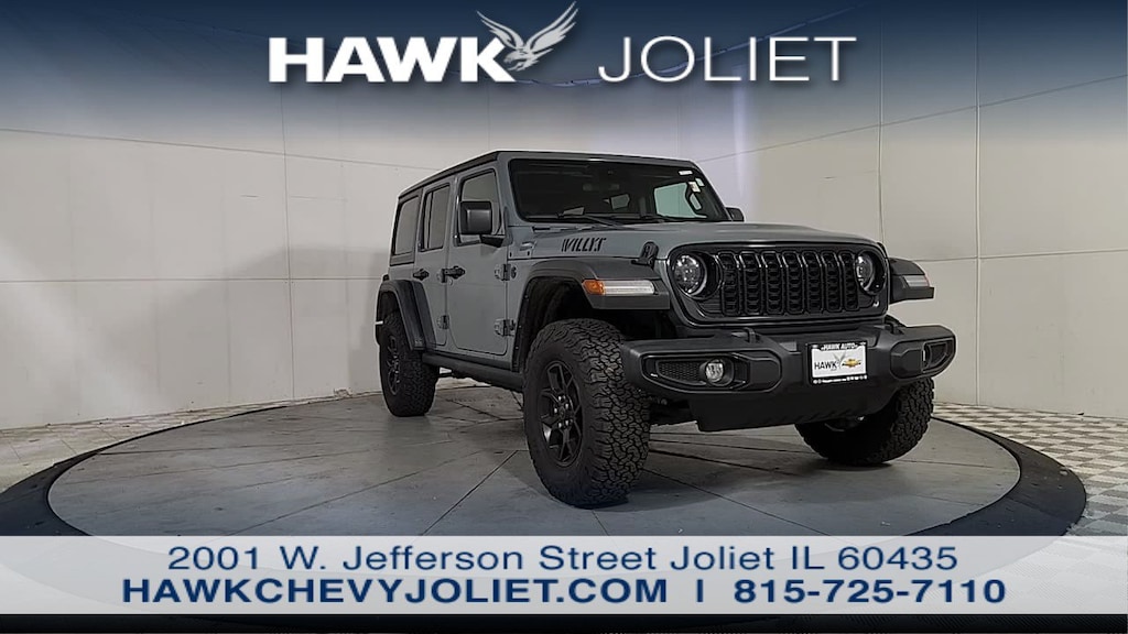 Used 2024 Jeep Wrangler 4-Door Willys 4x4 SUV