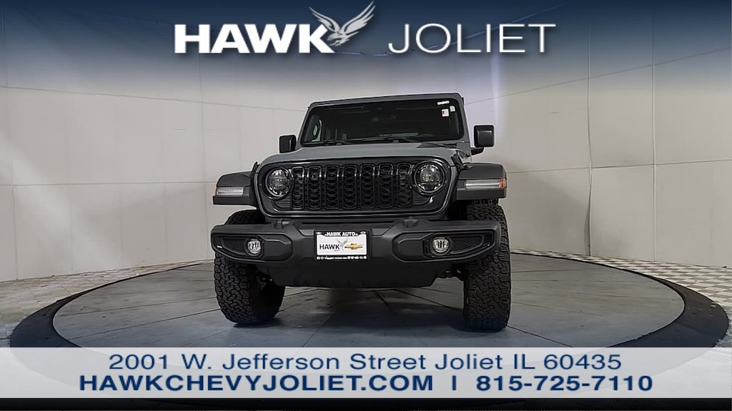 Used 2024 Jeep Wrangler 4-Door Willys 4x4 SUV