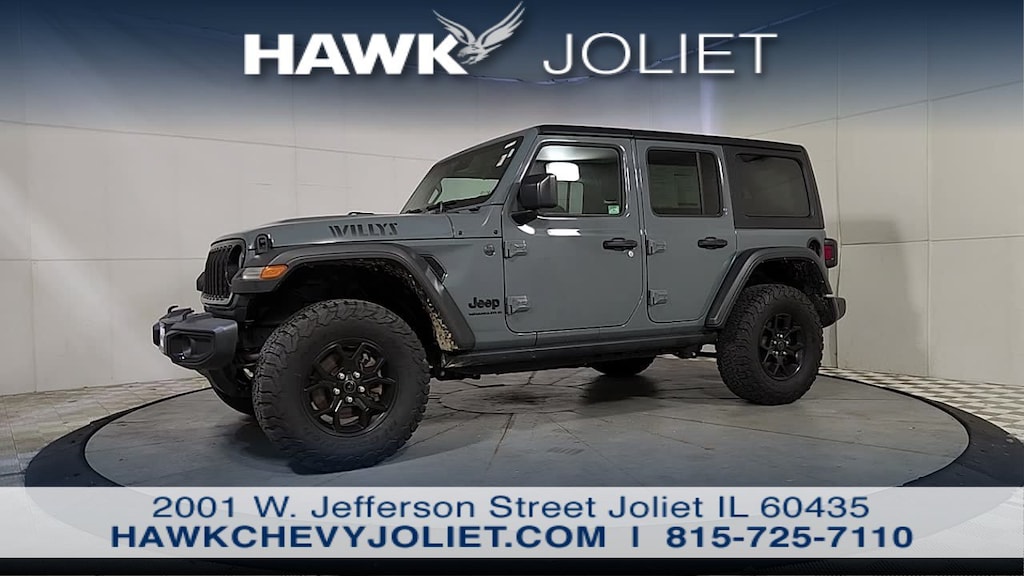 Used 2024 Jeep Wrangler 4-Door Willys 4x4 SUV