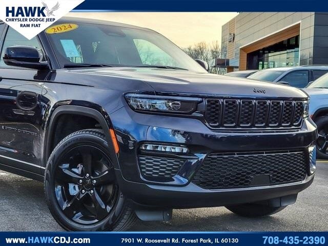 Certified 2024 Jeep Grand Cherokee Limited with VIN 1C4RJHBG0RC251321 for sale in Plainfield, IL