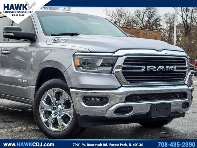 Certified 2021 RAM Ram 1500 Pickup Big Horn/Lone Star with VIN 1C6SRFFTXMN576309 for sale in Plainfield, IL