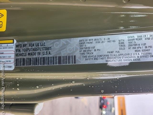 2026 JEEP GLADIATOR - Image 20