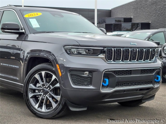 Used 2024 Jeep Grand Cherokee Overland 4xe with VIN 1C4RJYD60R8559550 for sale in Plainfield, IL
