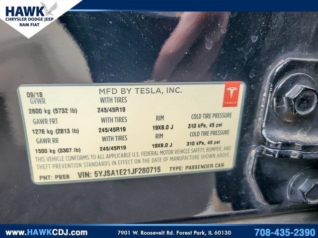 2018 TESLA MODEL S - Image 28