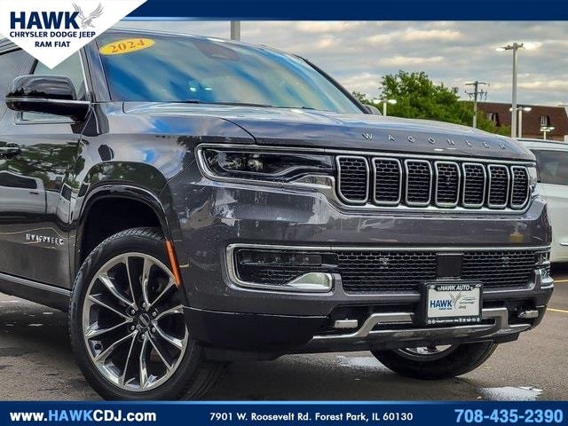 Used 2024 Jeep Wagoneer L Series III with VIN 1C4SJSDP5RS127465 for sale in Plainfield, IL