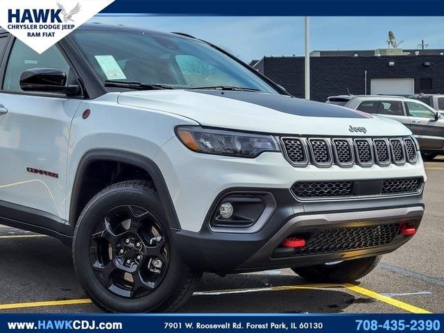 Certified 2024 Jeep Compass Trailhawk with VIN 3C4NJDDN7RT599317 for sale in Plainfield, IL