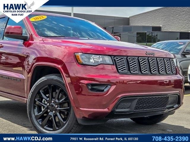 Used 2022 Jeep Grand Cherokee WK Laredo X with VIN 1C4RJFAG1NC115151 for sale in Plainfield, IL