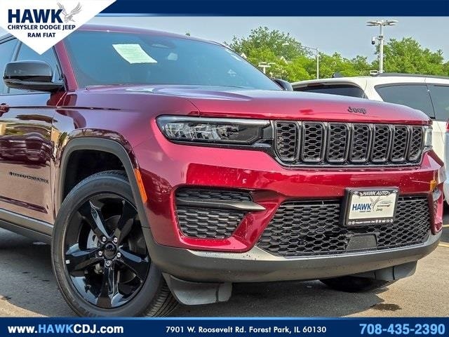 Certified 2023 Jeep Grand Cherokee Altitude with VIN 1C4RJHAG0PC521940 for sale in Plainfield, IL