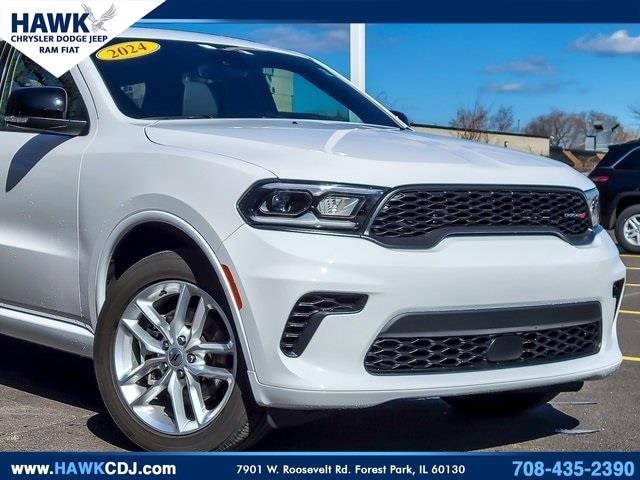 Used 2024 Dodge Durango GT with VIN 1C4RDJDG3RC158966 for sale in Plainfield, IL
