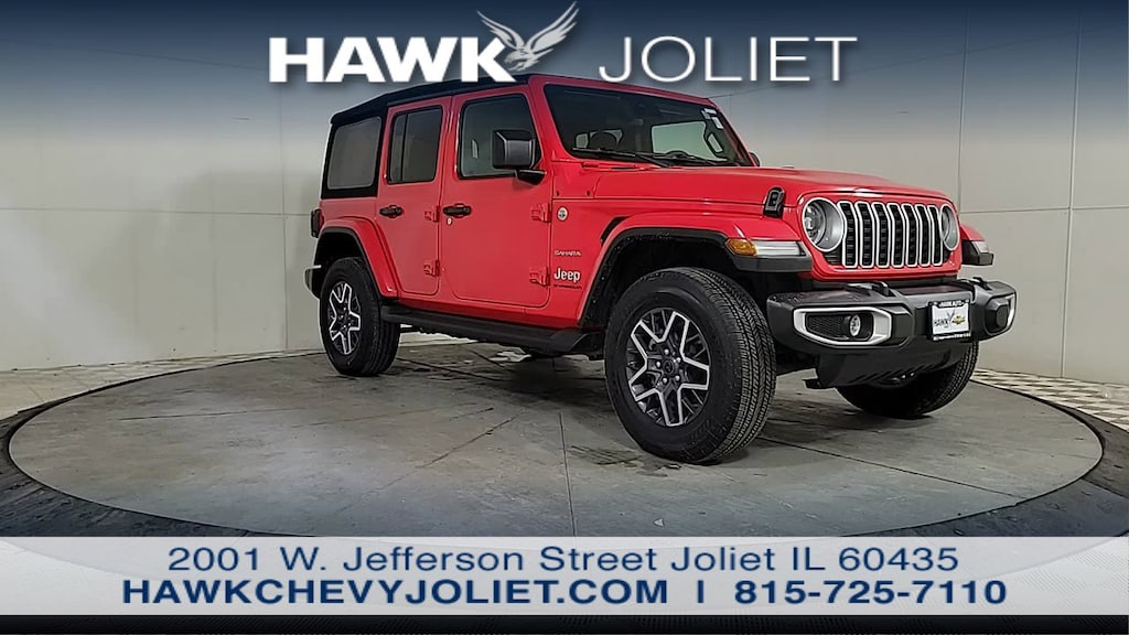 Used 2024 Jeep Wrangler 4-Door Sahara 4x4 SUV