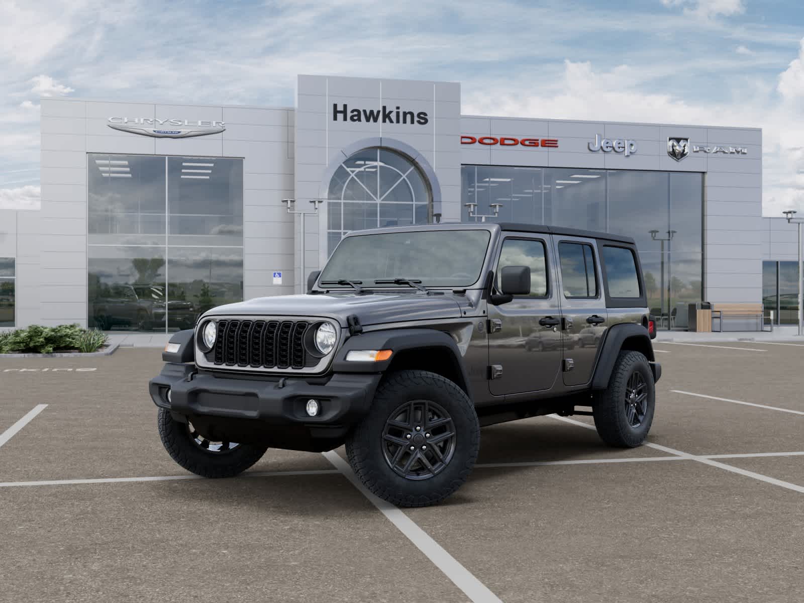 Granite Crystal 2026 Jeep Wrangler Sport S 4-Door 4WD SUV / Crossover Four-Wheel Drive 8-Speed Automatic
