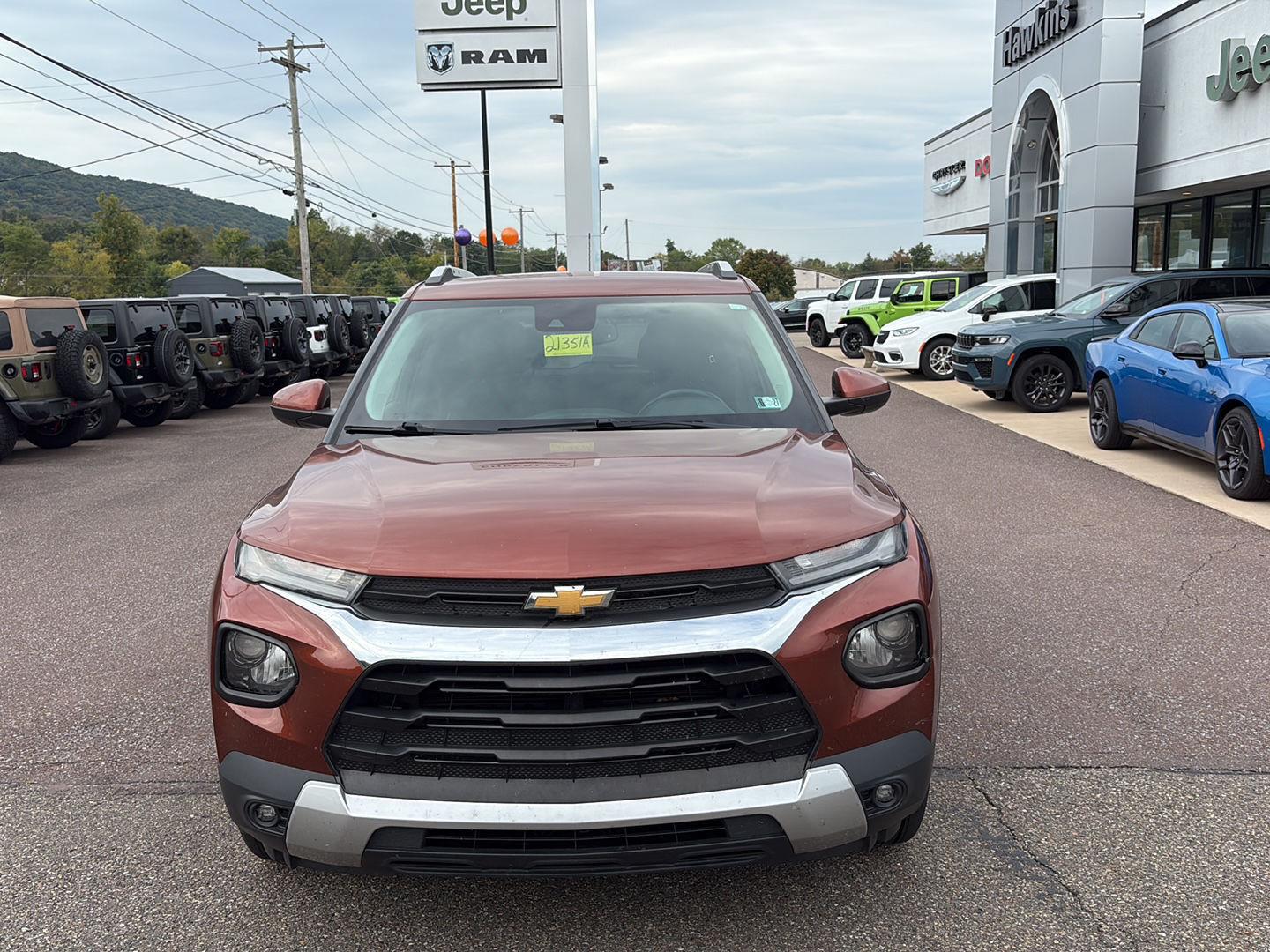 Used 2021 Chevrolet Trailblazer LT with VIN KL79MRSL7MB111000 for sale in Danville, PA