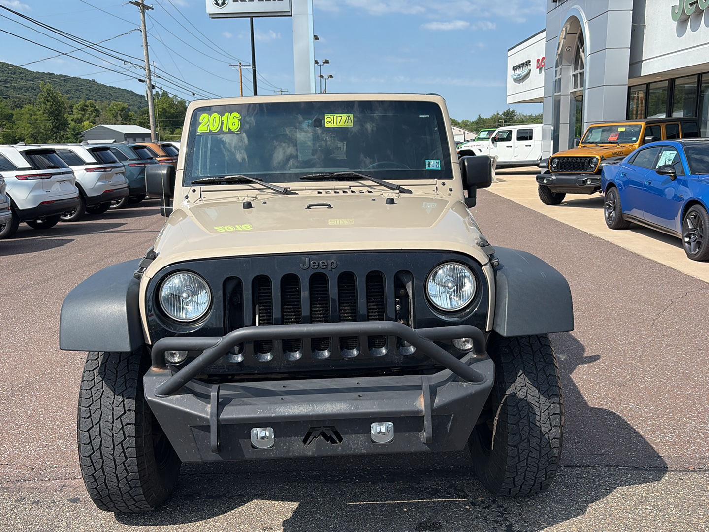 Used 2016 Jeep Wrangler Willys Wheeler with VIN 1C4AJWAG7GL288155 for sale in Danville, PA