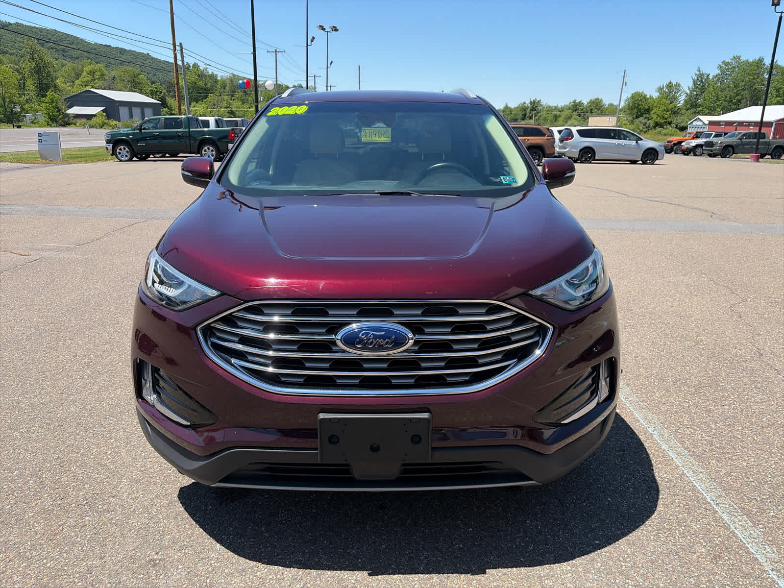Used 2020 Ford Edge SEL with VIN 2FMPK4J91LBB15105 for sale in Danville, PA