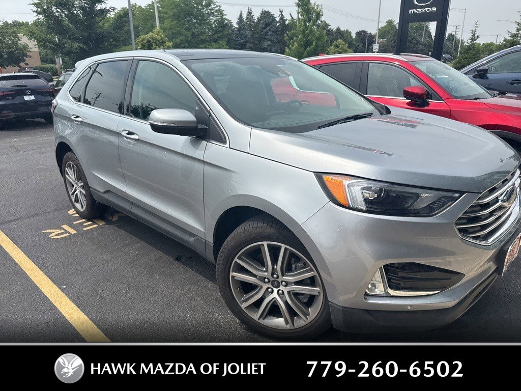 Used 2024 Ford Edge Titanium with VIN 2FMPK4K94RBA75156 for sale in Plainfield, IL