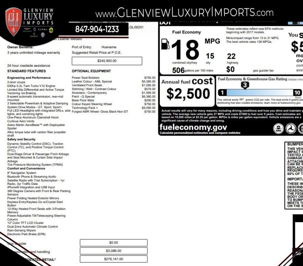 Used 2020 Aston Martin DB11 AMR Coupe