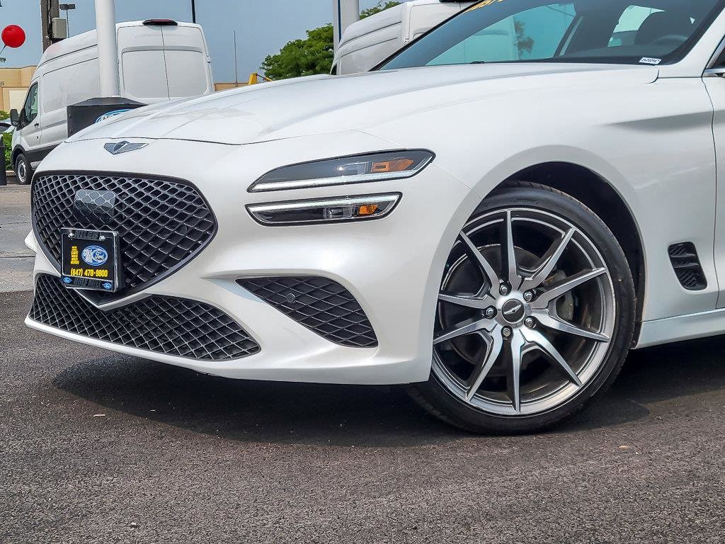 Used 2022 GENESIS G70 Standard with VIN KMTG34TA4NU085881 for sale in Plainfield, IL