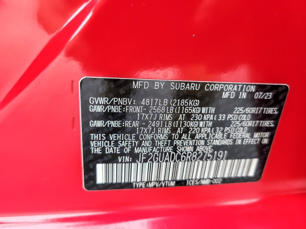 2024 SUBARU CROSSTREK - Image 21