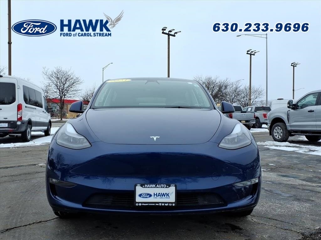 Used 2023 Tesla Model Y Long Range with VIN 7SAYGAEE8PF760524 for sale in Plainfield, IL