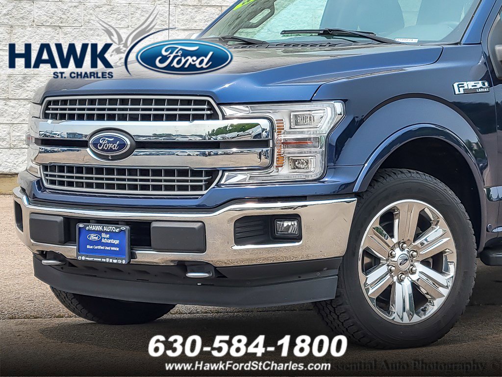 Used 2019 Ford F-150 Lariat with VIN 1FTEW1E46KKF11676 for sale in Plainfield, IL