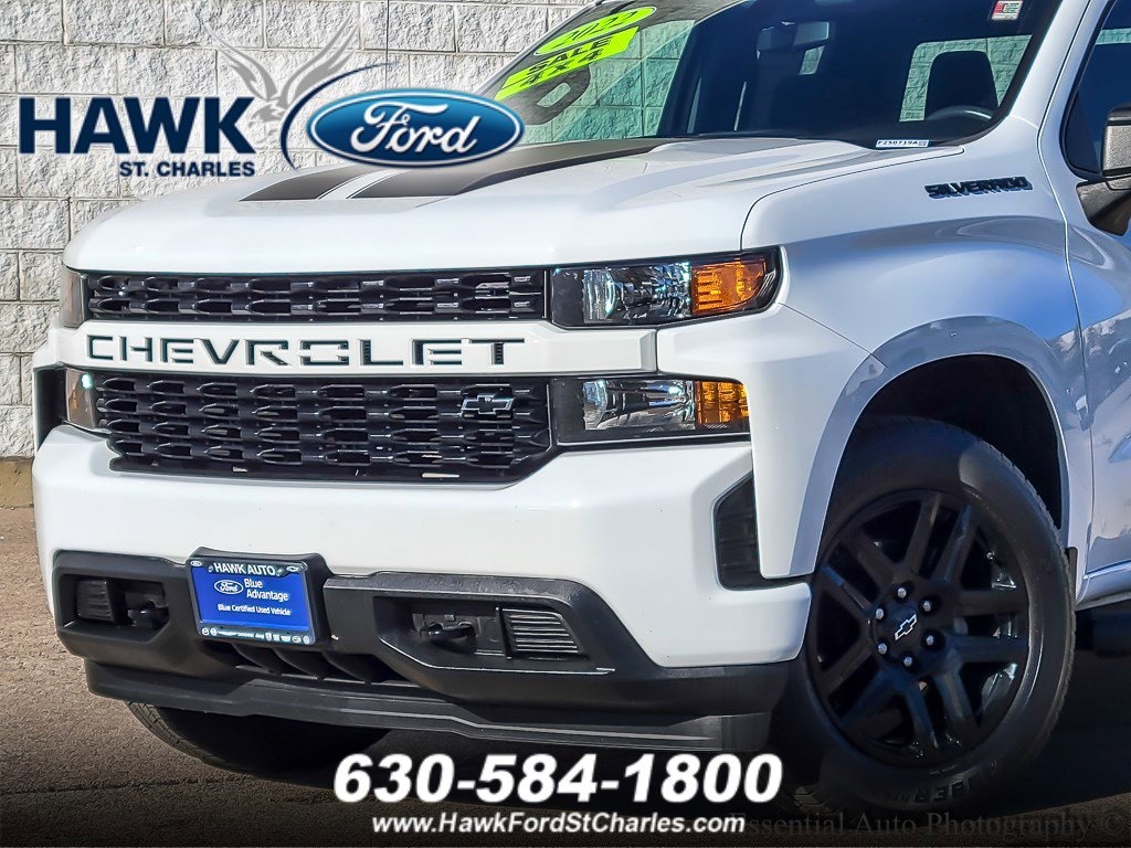 Used 2022 Chevrolet Silverado 1500 LTD Custom 4WD Double Cab 147 Custom