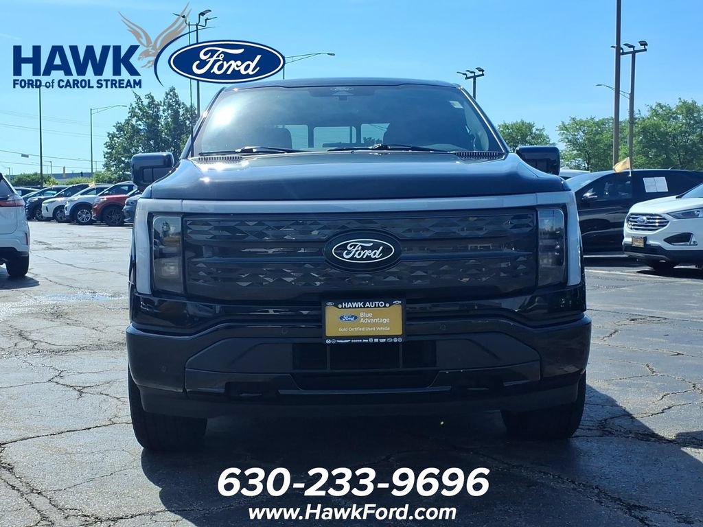 Used 2025 Ford F-150 Lightning Platinum with VIN 1FT6W7L78SWG26891 for sale in Plainfield, IL