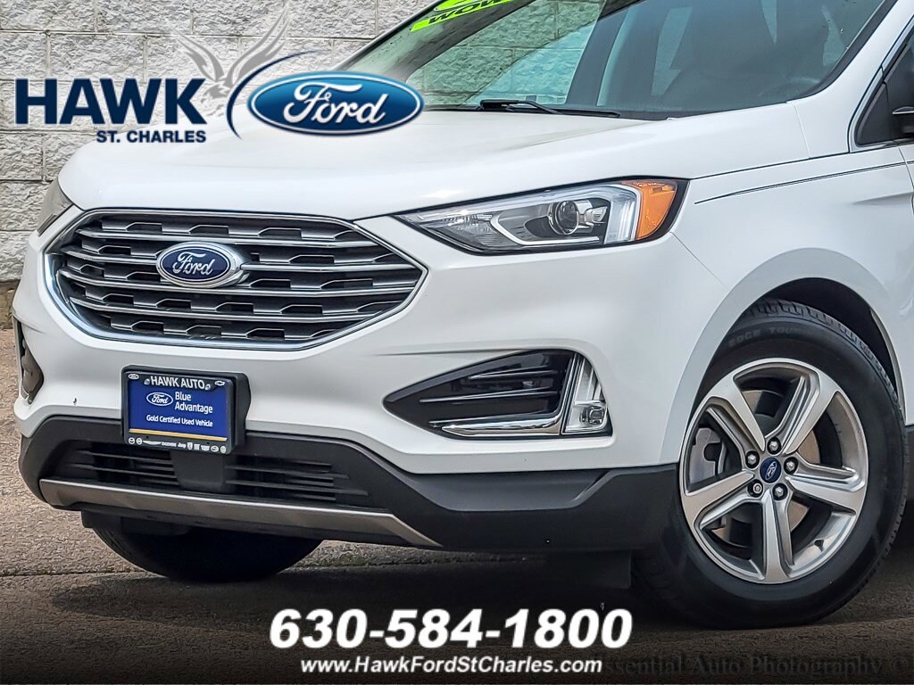 Used 2022 Ford Edge SEL with VIN 2FMPK4J90NBA28766 for sale in Plainfield, IL