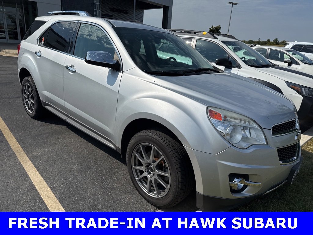 Used 2015 Chevrolet Equinox LTZ with VIN 2GNFLHE3XF6305595 for sale in Plainfield, IL